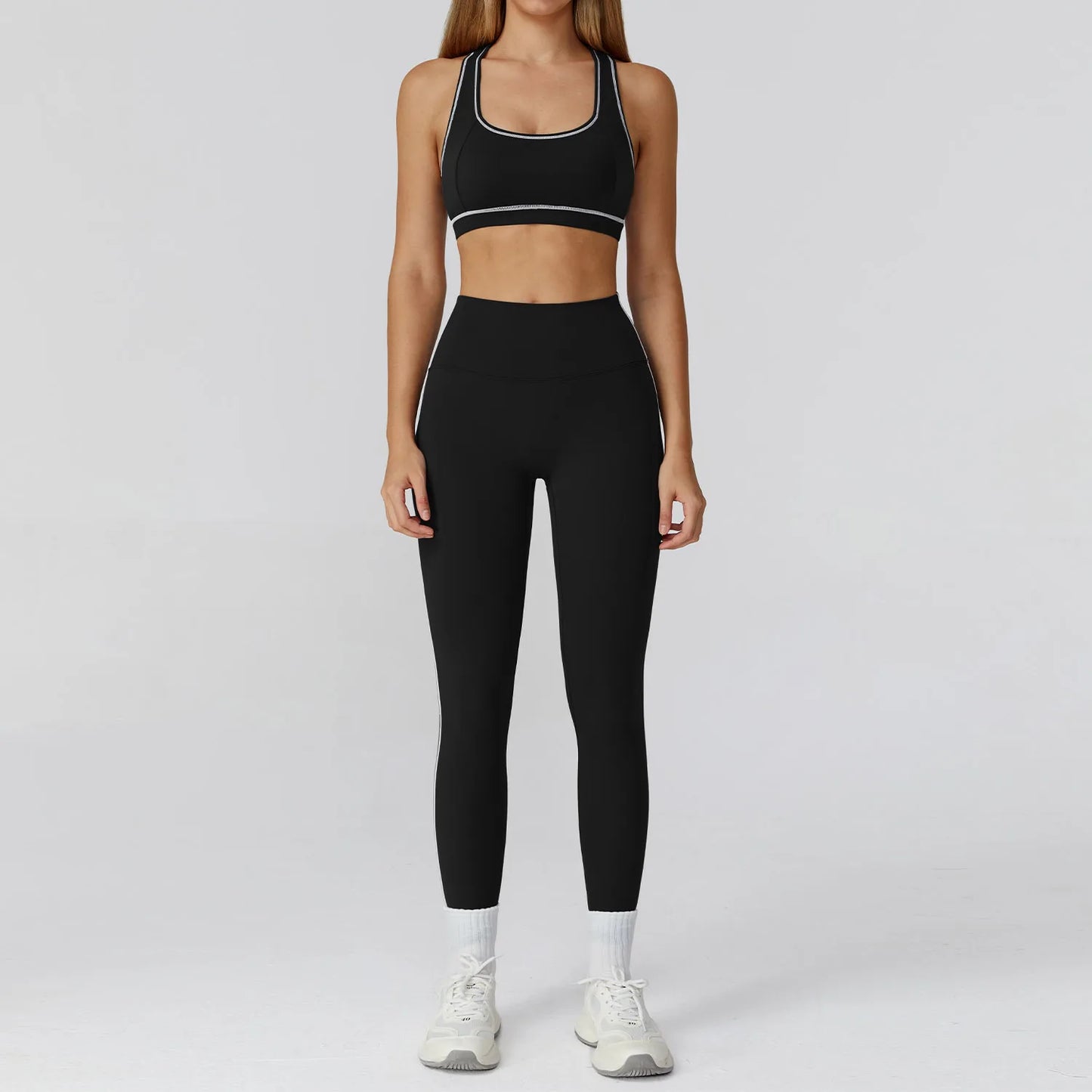 Seamless Yoga Set 2/3PCS Gym Clothes Sportswear Yoga Suits Women Fitness Set Tracksuits Sports Long Sleeve Jacket Gym Leggings