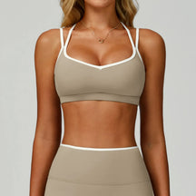 Sports Underwear Women Fitness Bra Workout Tops Gym Fitness Sports Bras Sexy Athletic Sport Bra Women Backless Gym Yoga Crop Top