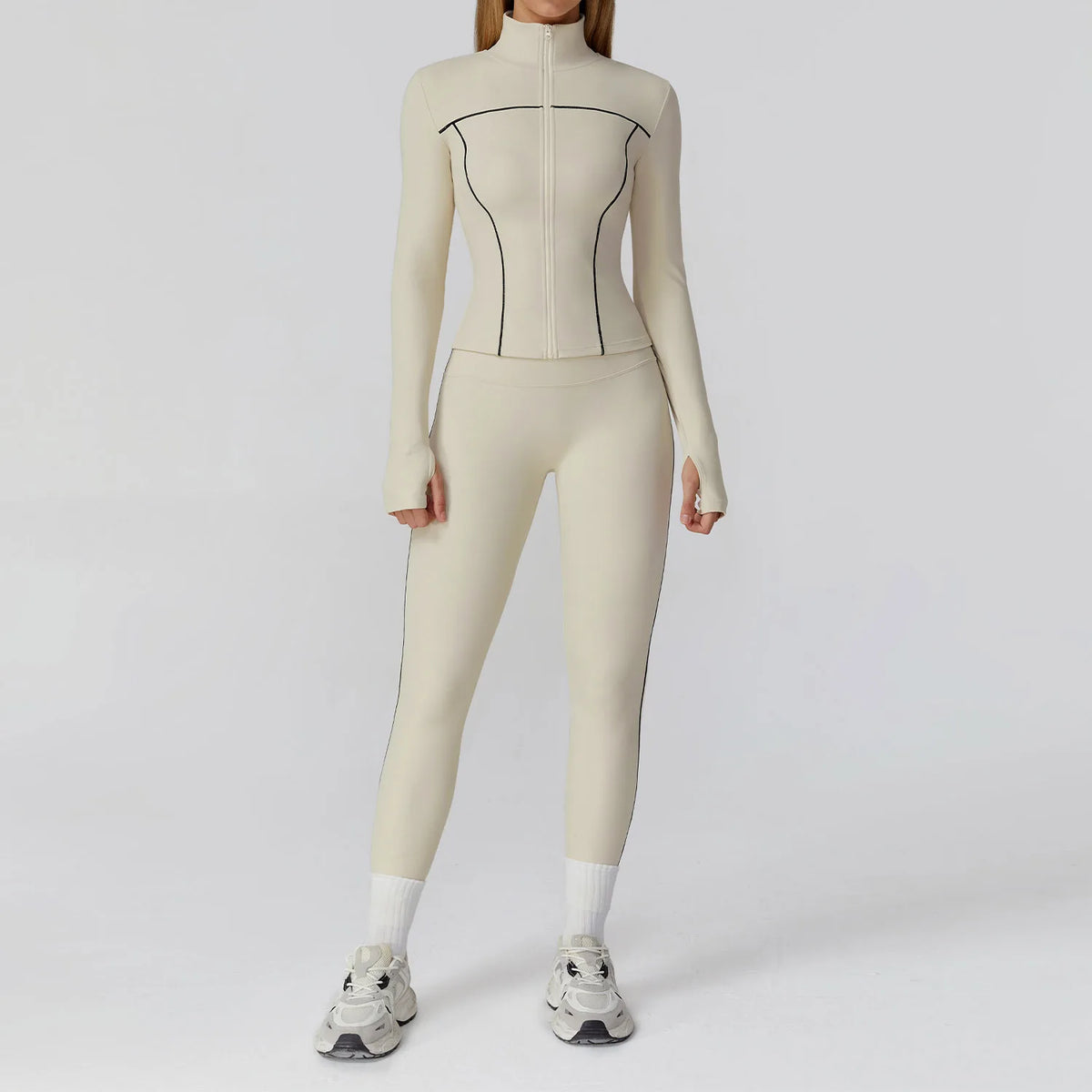 Seamless Yoga Set 2/3PCS Gym Clothes Sportswear Yoga Suits Women Fitness Set Tracksuits Sports Long Sleeve Jacket Gym Leggings