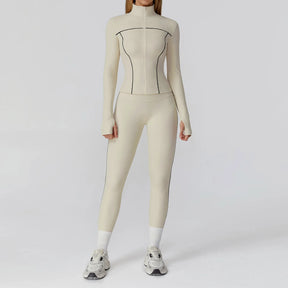 Seamless Yoga Set 2/3PCS Gym Clothes Sportswear Yoga Suits Women Fitness Set Tracksuits Sports Long Sleeve Jacket Gym Leggings