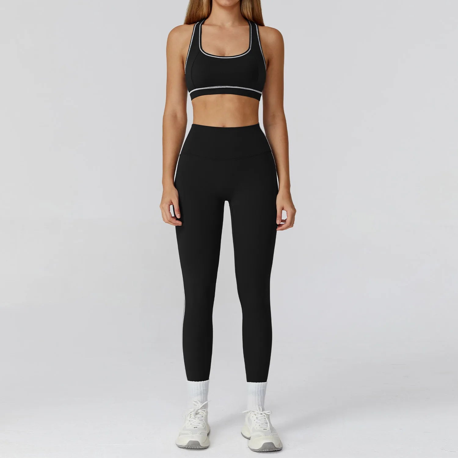 Seamless Yoga Set 2/3PCS Gym Clothes Sportswear Yoga Suits Women Fitness Set Tracksuits Sports Long Sleeve Jacket Gym Leggings